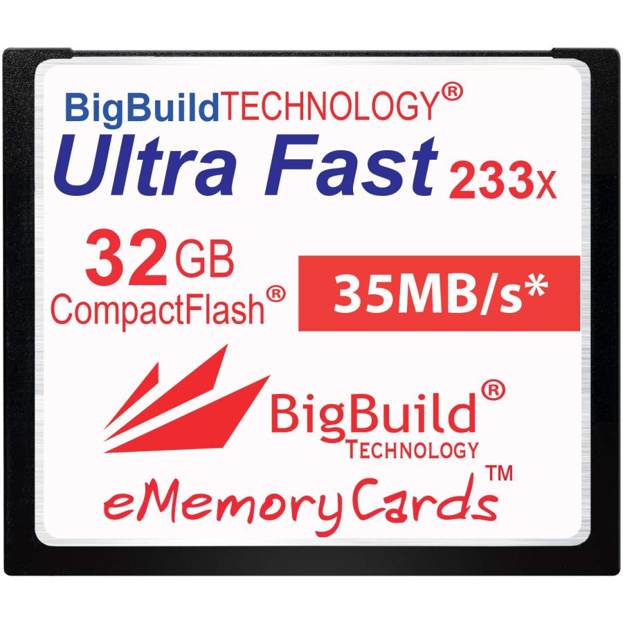 eMemoryCards 32GB Ultra Fast 35MB/s CompactFlash memory card compatible