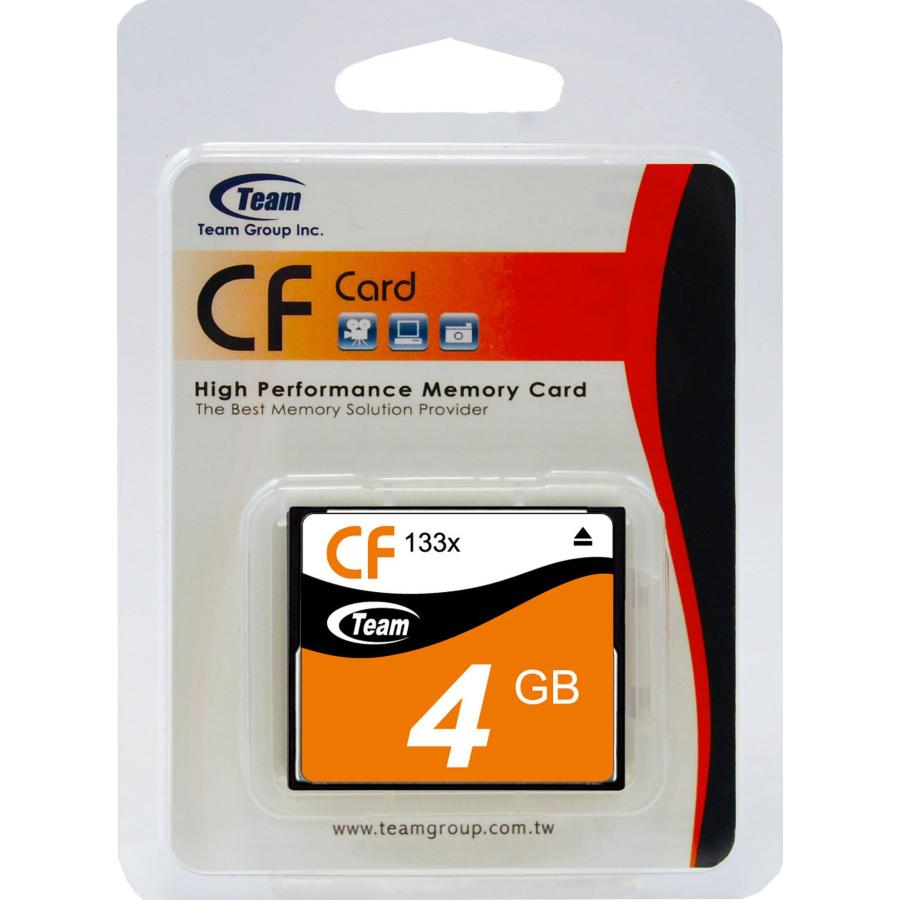 4GB Team CF Memory Card High Performance 133x For Nikon CoolPix 700 775