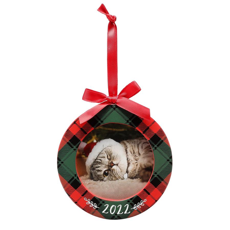 Kate & Milo Holiday 2022 Photo Ornament,Baby Christmas Keepsake, Babys