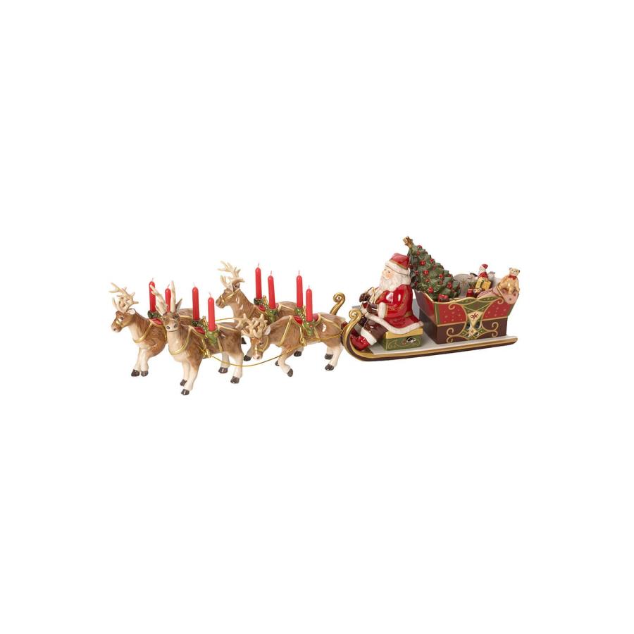 Villeroy & Boch Christmas Toy's Memory Santa's Sleigh Ride Figurine[並行