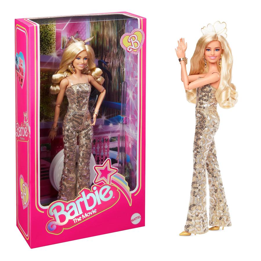 公式通販】ストア Barbie Margot Robbie as in Gold Disco Jumpsuit