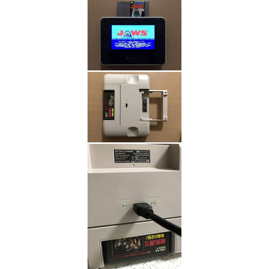 7インチスクリーン搭載 (FC用互換機) My Arcade RetroChamp - レトロゲーム ポータブルゲーム機 HDMI HD TV...[並行輸入品] Arcade FC用互換機 My RetroChamp レトロゲーム ポータブルゲーム機 HDMI HD NES