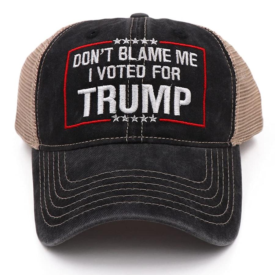 Trump 2024 Hat Dont Blame Me I Voted for Donald Trump Hat Embroidered