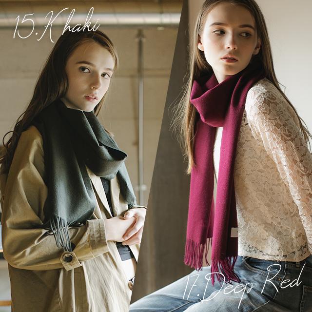 マフラー レディース カシミヤ ブランド カシミア マフラー ギフトボックス無料 無地 カシミアマフラー 単色 女性 ギフト プレゼント 秋冬 A0015a Matti Totti 通販 Yahoo ショッピング