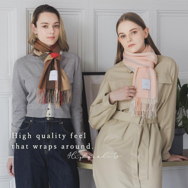 @あきさん@専用matti totti 100%カシミヤ マフラー 赤 チェック matti totti カシミヤ マフラー 100% 大判 メンズ ブランド