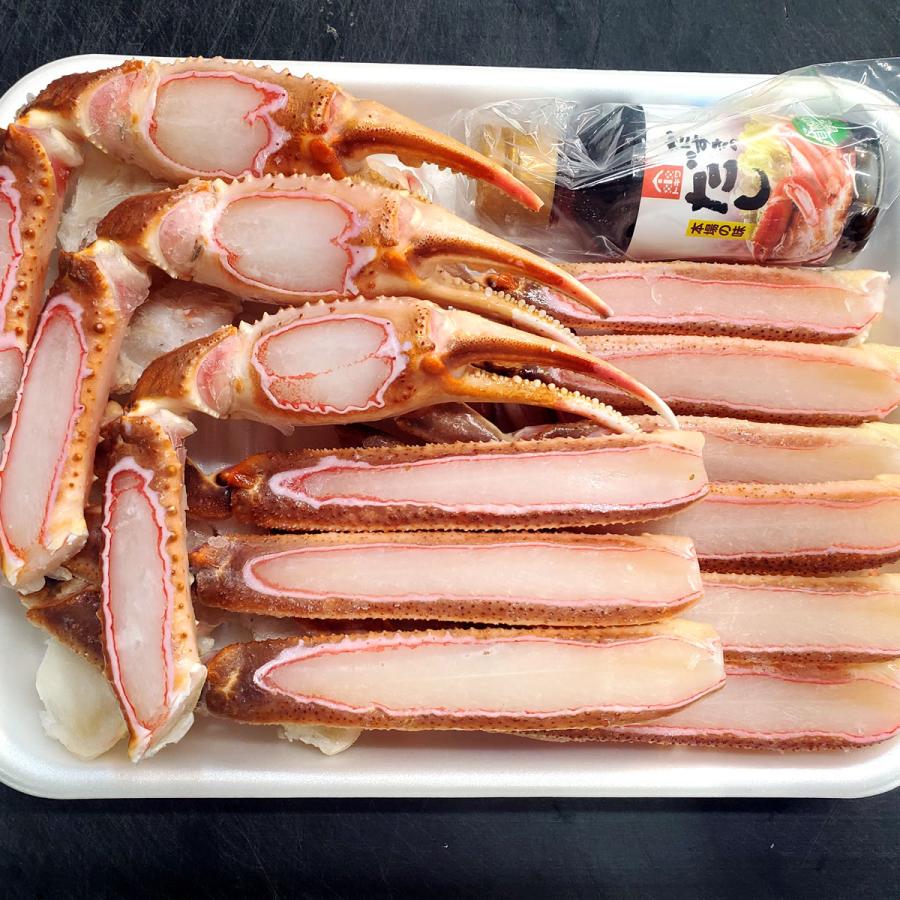 カット済ズワイガニ かに鍋・焼がにセット（ダシ付）（冷凍） 3L