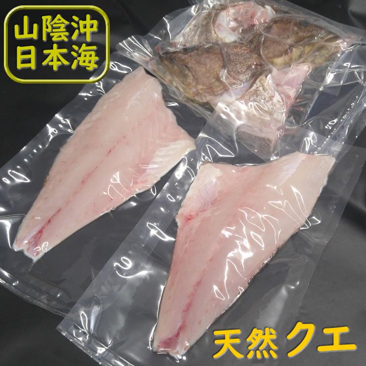 全品送料0円 天然クエ 冷凍 ３枚おろしとアラの片身分セット 調理前原体約5 1 5 4ｋｇの片身分 山陰浜坂産 高鮮度3d凍結 解凍後 生食可 幻の高級魚 魚介類 海産物 Www Danpearce Art Com