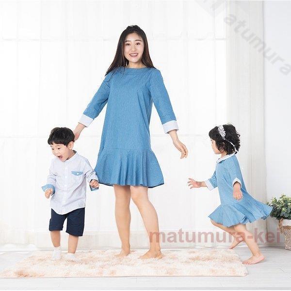 家族お揃いコーデ 家族ペア ペアルック 親子服 ワンピース ウエスタンシャツ 子供服 欧米風 トップス 旅行 撮影 チュニック お揃い ご家族 人気 新品 オシャレ Dy Bjm 松村圭 通販 Yahoo ショッピング