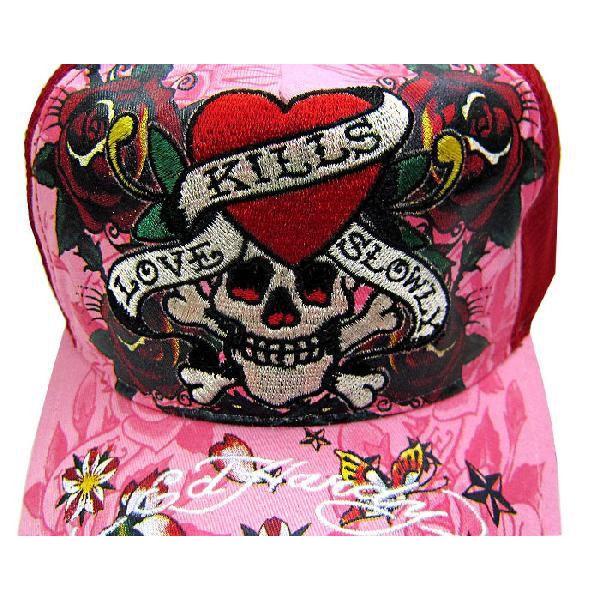 Ed Hardy エドハーディー CAP キャップ LKS ラブキル＆ローズ R1P0HA8D(54) あすつく｜maturi-japan｜02