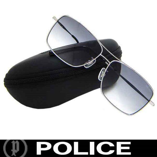 【極美品】POLICE サングラス S8804J チタン製 日本製 ポリス POLICE（ポリス） 特典付き 日本製 チタン サングラス ティアドロップ