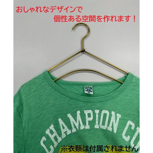 トップスハンガー１本　アンティークゴールド・素地グレー＜日本製＞おしゃれ　ヴィンテージ　高級感　数量限定　トップス　アウター |  | 04