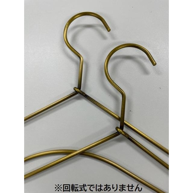 トップスハンガー１本　アンティークゴールド・素地グレー＜日本製＞おしゃれ　ヴィンテージ　高級感　数量限定　トップス　アウター |  | 06