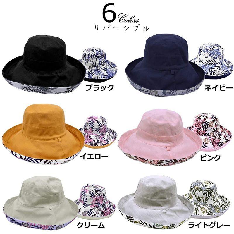 レディース帽子 ボタニカルキャペリン 6colors ha708 (クリーム)｜matutake2-store｜06