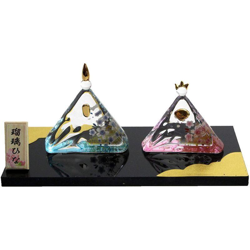 超目玉 12月 クラフトマンハウス ひな人形 彩桜 瑠璃 三角雛 Gh 4a 全長 男雛5 5ｃｍ 女雛4ｃｍ Shipsctc Org