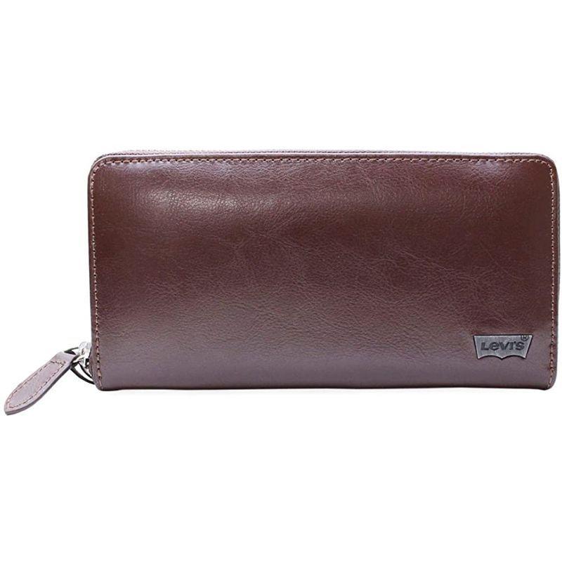 古典 リーバイス Levi S チョコ 1113 ラウンドファスナー長財布 その他財布 Baskincoffee Vicom Corp Com