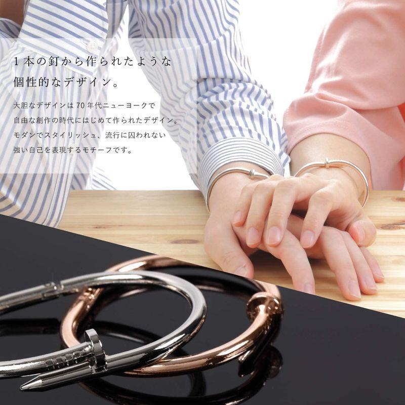 欲しいの ペアアクセサリー ペア ブレスレット 人気 メンズ レディース 2点セット バングル シルバー ゴールド 釘 カップル 人気 ブランド 専用box付き Www Threeriversofs Com