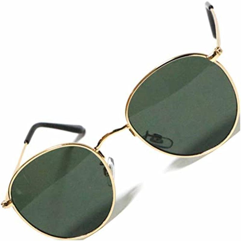 ゴールド グリーン サングラス 度なしメガネ ファッションメガネ めがね 眼鏡 メンズ レディース 丸 四角 透明 色付き 小さい 大きい マツタケストアー2号店 通販 Yahoo ショッピング
