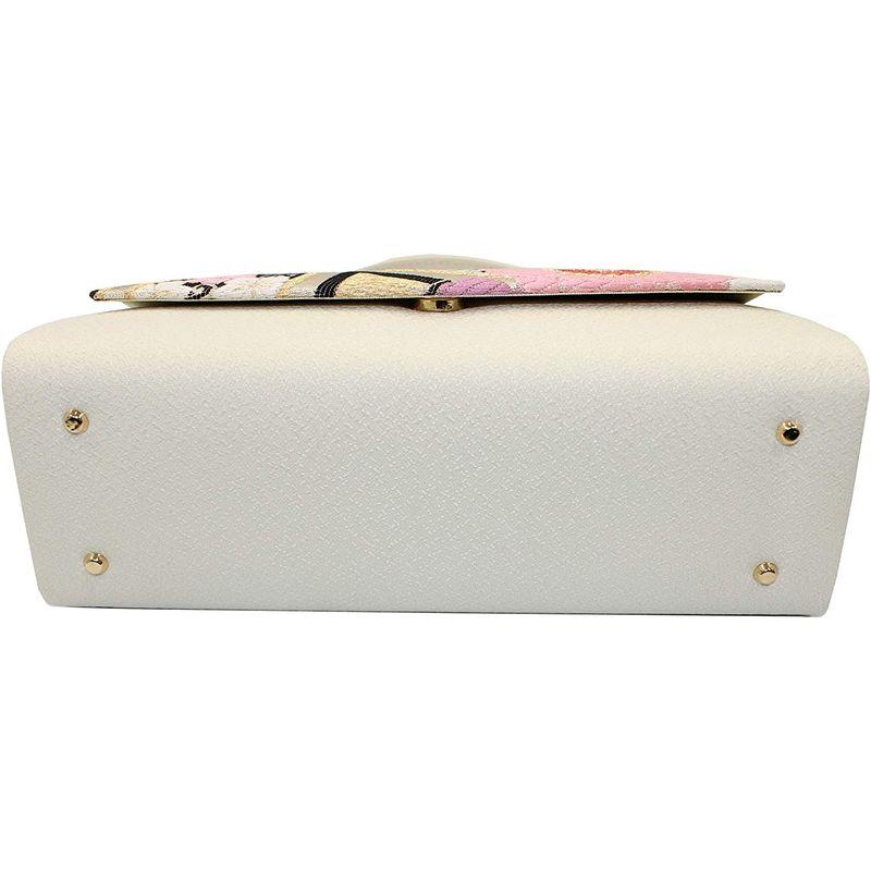 大人気の 西陣織 草履バッグセット(F) 白梅 フォーマル な着物に最適