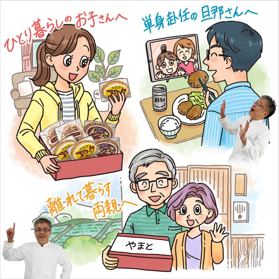 時短 らくらく 惣菜 セット 10人 用 グルメ 温めるだけ 送料無料 ハンバーグ ソース付き メンチカツ コロッケ 30個 誕生日 バースデー 母の日 父の日_8