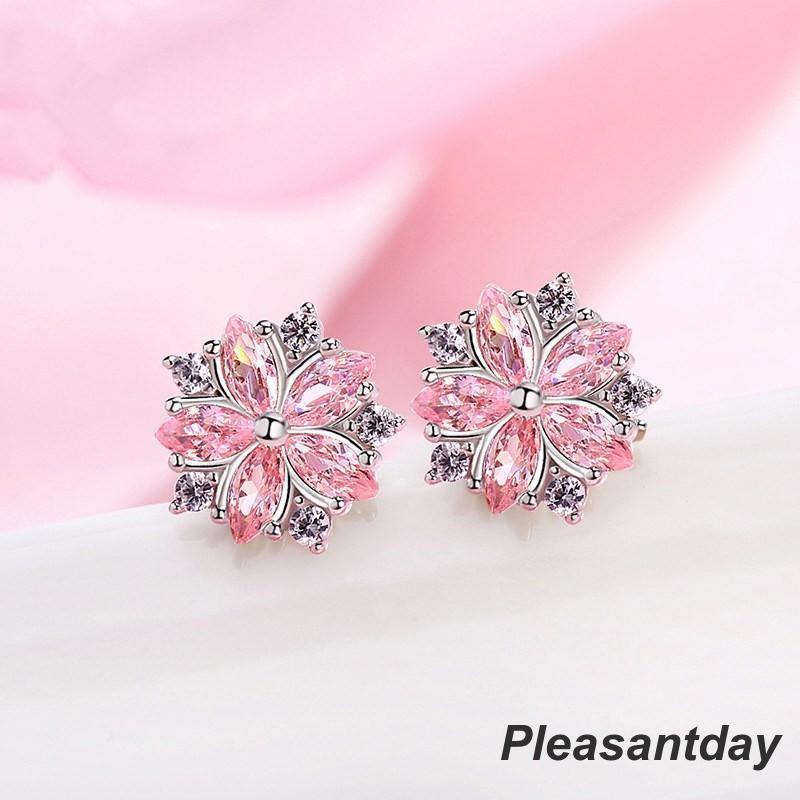 A039 スタッド ピアス 桜 花 レディース シルバー925 CZダイヤ 記念 楽天市場】桜 ピアス シルバー レディース 花 さくら スタッズ