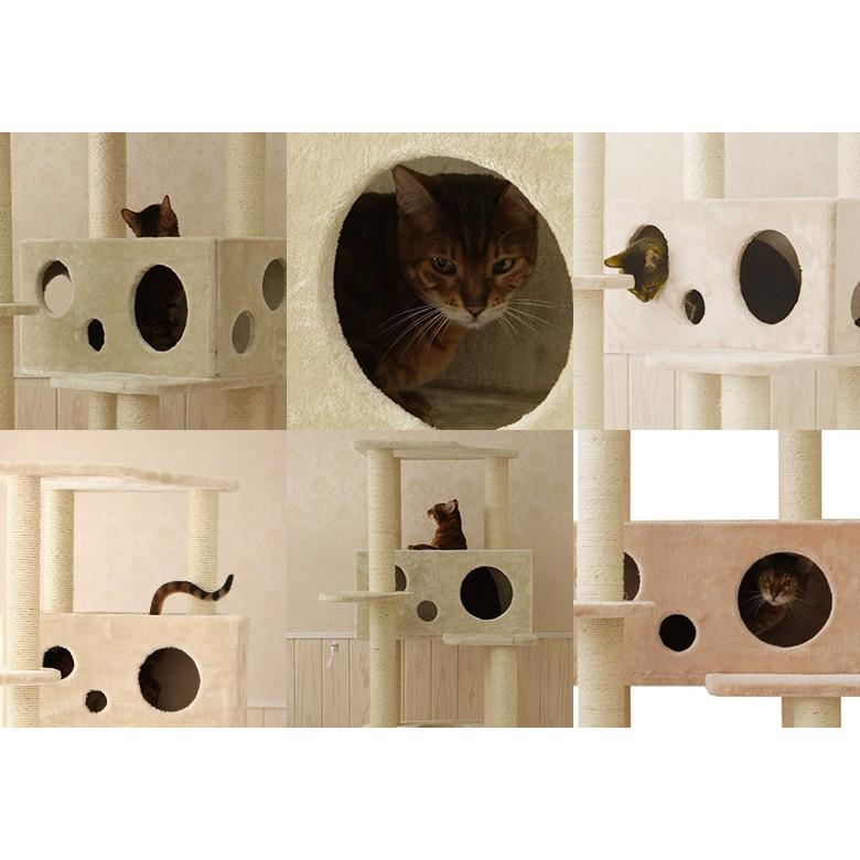Mauタワーアラモード】キャットタワー 据え置き 大型猫