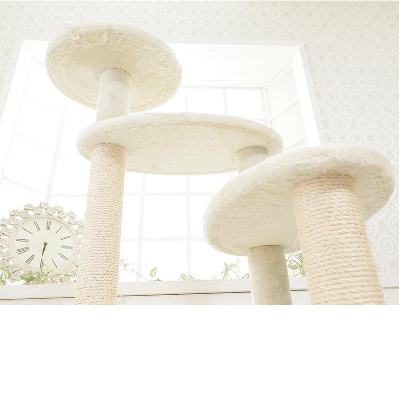 Mauタワーミルキーエッグ】キャットタワー 人気 据え置き 子猫 シニア