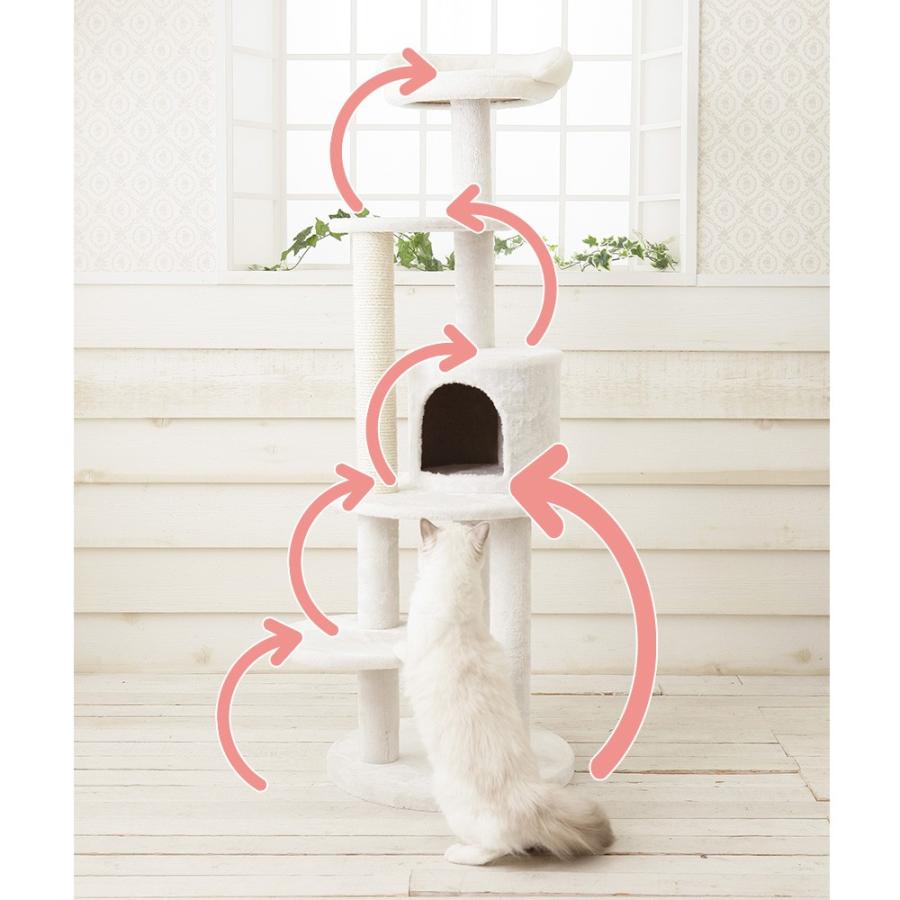 キャットタワー　mau タワーポム Mauタワーポム】キャットタワー 据え置き コンパクト 子猫