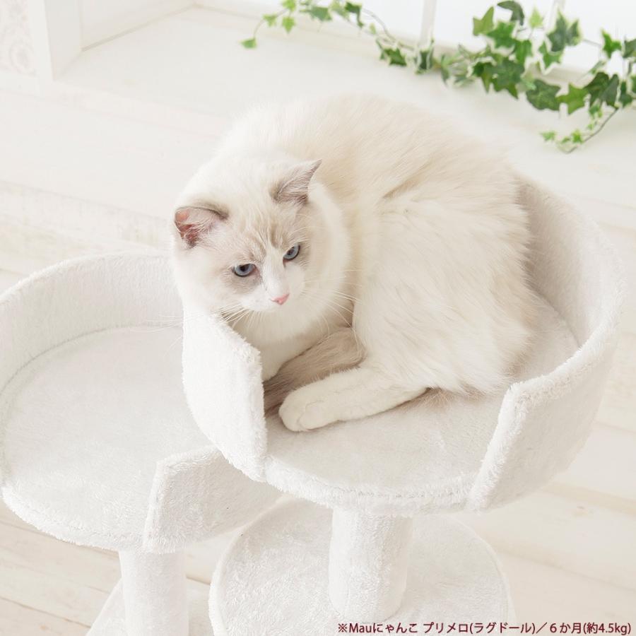 【Mauタワーココ】キャットタワー 人気 据え置き コンパクト 子猫 ハンモック取付可 スリム 省スペース 多頭飼い 128cm　白 爪とぎ 麻縄 交換 安定 シンプル | ブランド登録なし | 04