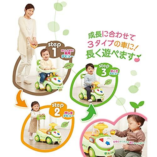 Baby cle 3stepよくばりビジーカー グリーン|mauloa|02