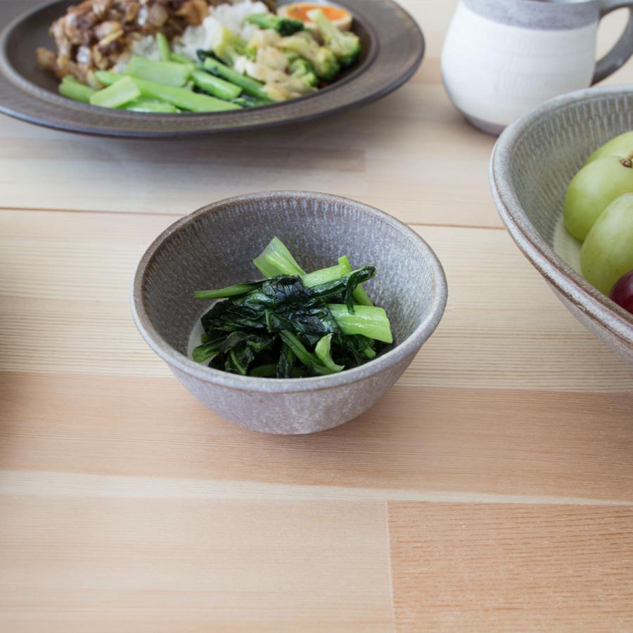 小石原焼 翁明窯元 豆鉢 小鉢 鉢 丸皿 煮物 副菜 耳丸小鉢 8.5cm