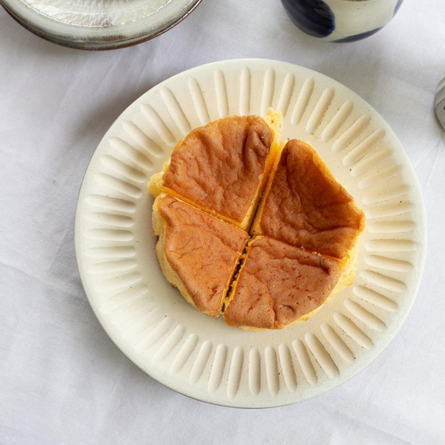小石原焼 翁明窯元 皿 丸皿 しのぎ皿小 しのぎ 陶器 器 マット ギフト