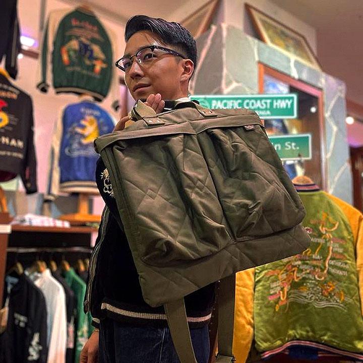 BUZZ RICKSONS バズリクソンズ QUILTED HELMET BAG No.BR02716 | BUZZ RICKSON'S | 07