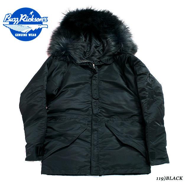 BUZZ RICKSON'S WILLIAM GIBSON BLACK ECWCS ダウンジャケット BUZZ RICKSON'S WILLIAM GIBSON BLACK ECWCS ダウンジャケット
