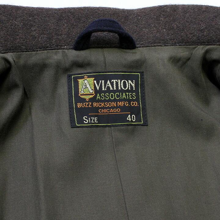 BUZZ RICKSON'S バズリクソンズAVIATION ASSOCIATES“COAT BUZZ RICKSON'S バズリクソンズAVIATION ASSOCIATES“COAT