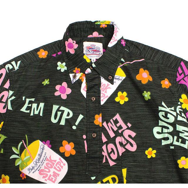 DUKE KAHANAMOKU アロハシャツCOTTON PULLOVER BD SHIRT 