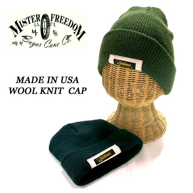 Mister Freedom × Sugar CaneMFSC(Sportsman)Made in U.S.A. WOOL WATCH CAPNo.SC02269 | SUGAR CANE