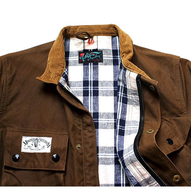 Mister Freedom × Sugar CaneMFSC 《SURPLUS》13oz BROWN DUCK MULHOLLAND DRIZZLER-KINGNo.SC14524｜maunakeagalleries｜05