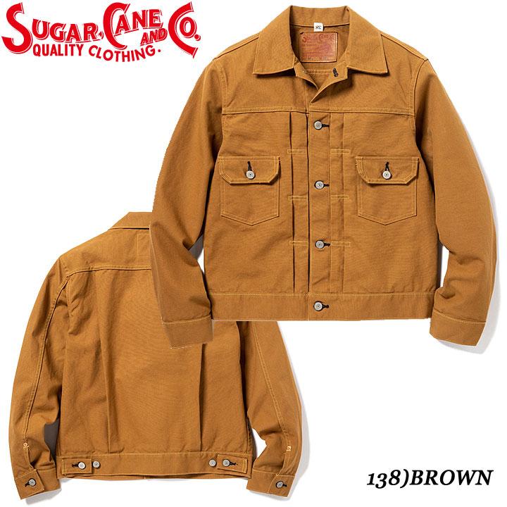 SUGAR CANE 13oz. BROWN DUCK JACKET 1953 MODEL Style No.SC14602 sc14602