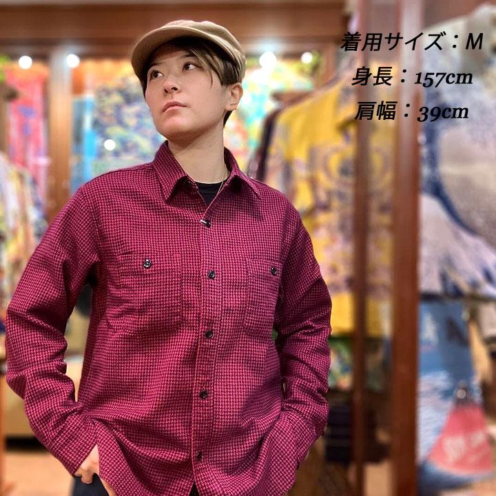 SUGAR CANE Sugar Cane TWILL CHECK WORK SHIRT No.SC28953
