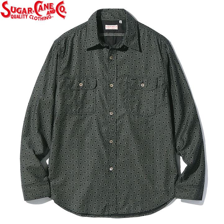 新品未使用　シュガーケーン　ワークシャツ　sc29265  38 SUGAR CANE Sugar Cane FICTION ROMANCE 3.8oz. FRENCH SATEEN