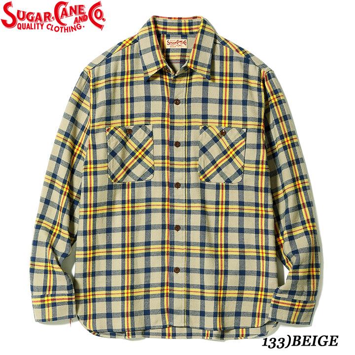 Sugar Cane TWILL CHECK WORK SHIRT No.SC29362 : sc29362 