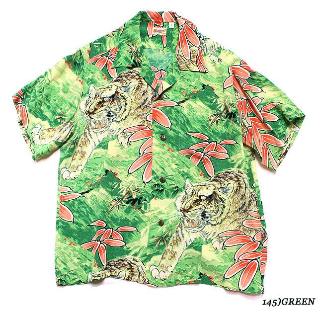 サンサーフ　sunsurf レギュラー　ss32718 M SUN SURF サンサーフ/SUN アロハシャツ SS32718 TIGER ESCAPES