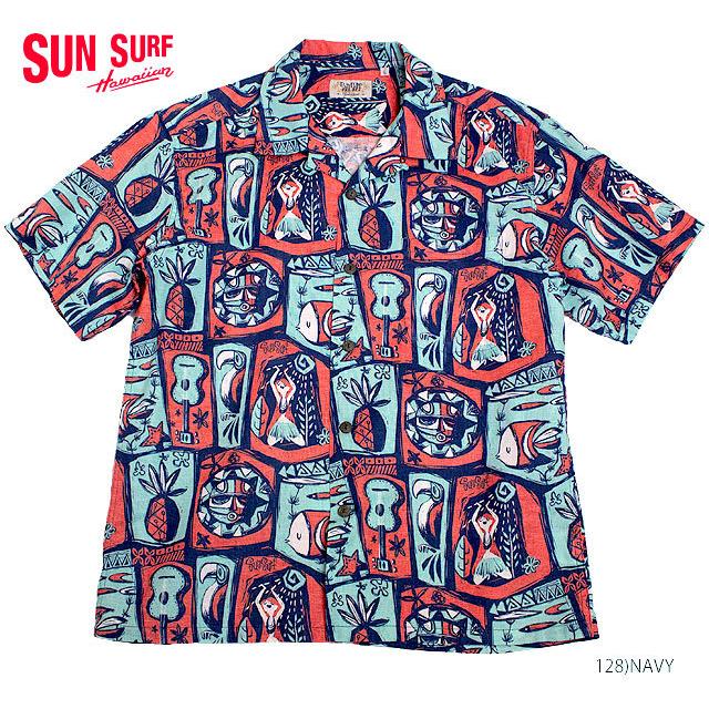 SUN SURF by Masked Marvelサンサーフ アロハシャツCOTTON LINEN OPEN
