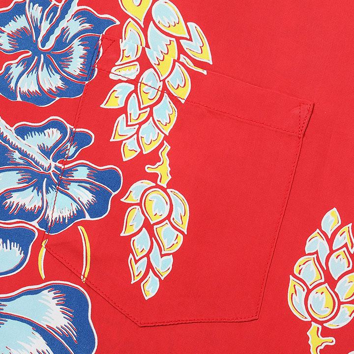 SUN SURF RAYON S/S 2025 HAWAIIAN SHIRT “ISLAND FLOWER CHAIN” No