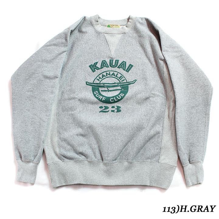 SUN SURF CREW NECK SWEAT SHIRT "KAUAI SURF CLUB" Style No.SS69080 | SUN SURF | 01