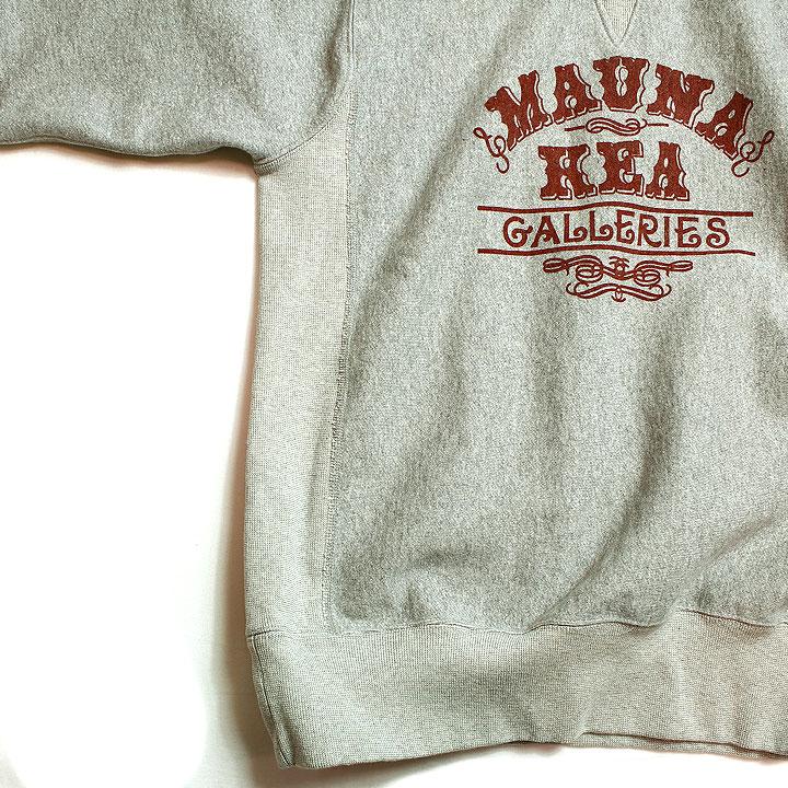 MAUNA KEA GALLERIES ORIGINAL CREW NECK SWEAT SHIRT "ORIGINAL LOGO" Style No.SS69080MG｜maunakeagalleries｜05