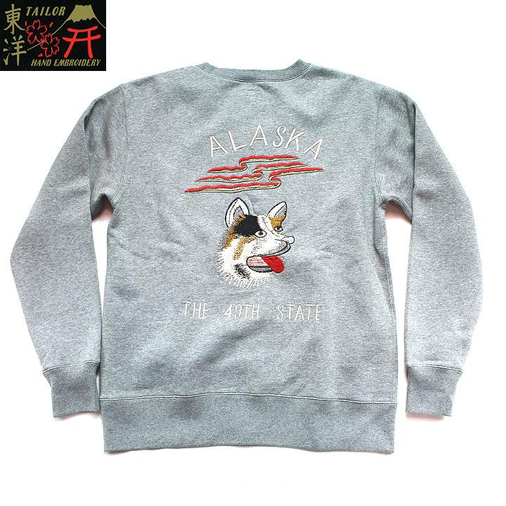 TAILOR TOYO SUKA CREW SWEAT EMBROIDERED “ALASKA” TT69300 