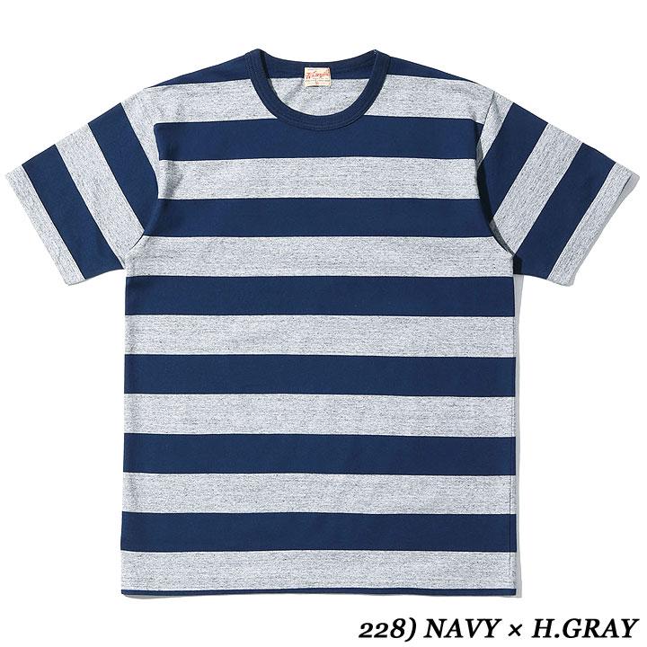 WHITESVILLE 30/2 BORDER T-SHIRT Style No.WV79146 : マウナケア