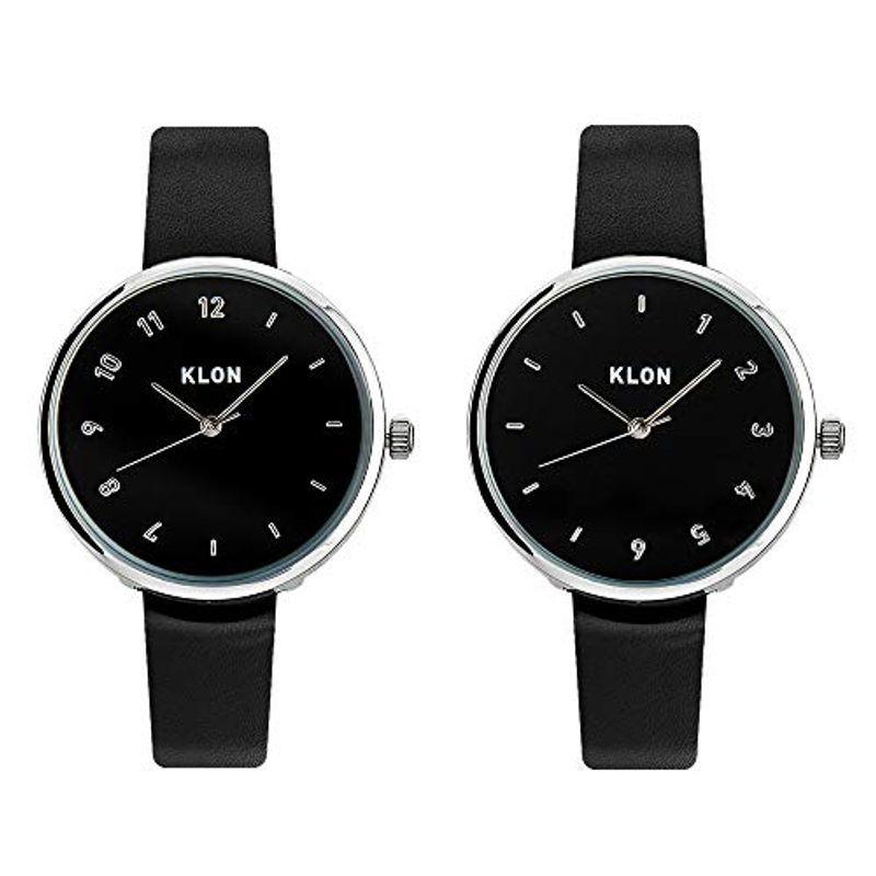 開店祝い 腕時計 黒ベルト Elfi Connection Klon メンズ レディース おしゃれ 黒 ユニセックス シンプル カップル ペアウォッチ レディース腕時計 Albinofoundation Org