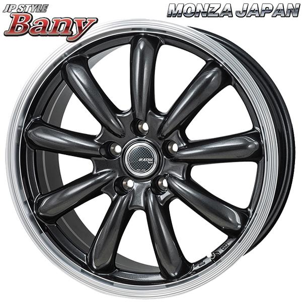 サマータイヤ ホイール4本セット 195/65R15インチ 5H100 MONZA JPスタイル BANY バーニー ウィンラン R380